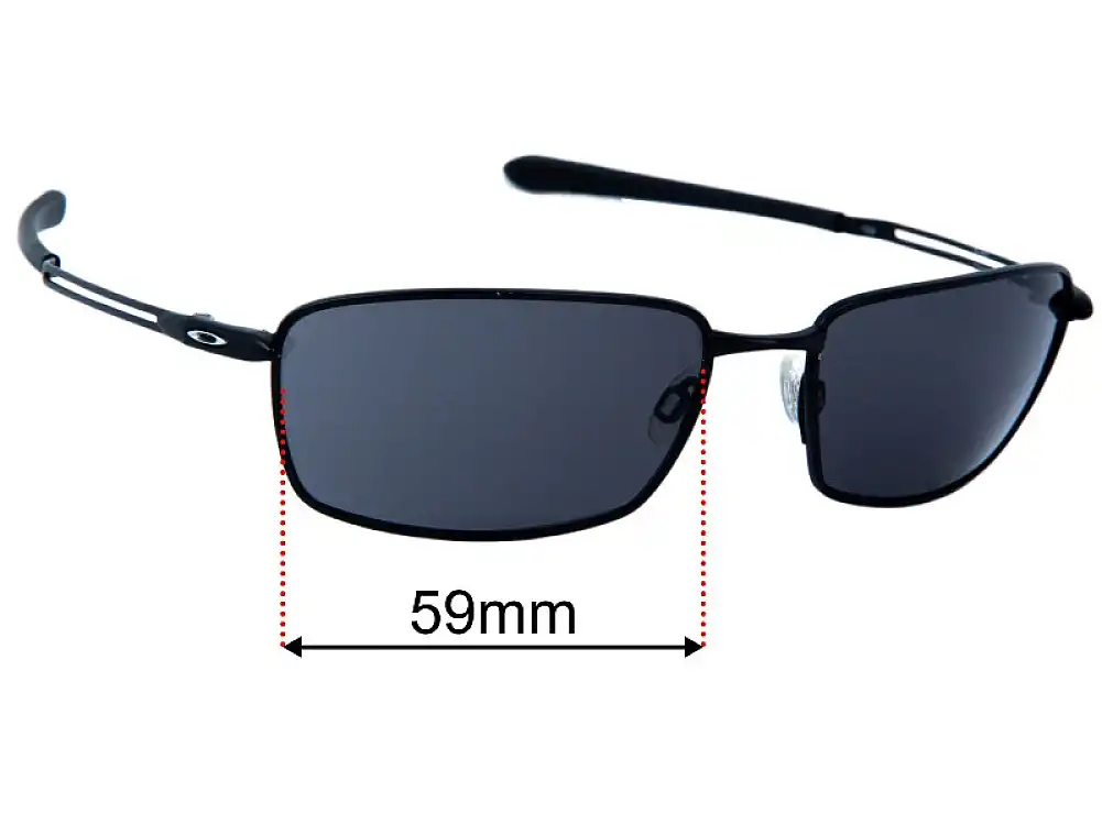 Oakley サングラス 黒　Nanowire4.0 Oakley Nanowire 4.0 59mm Replacement Lenses
